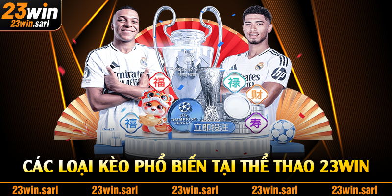 Các loại kèo phổ biến tại thể thao 23Win